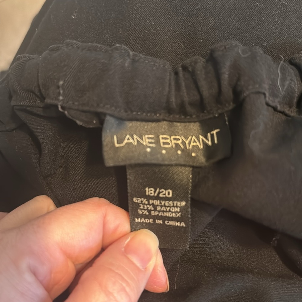 Lane Bryant, Size 18/20 black dress pants - Picture 2 of 3